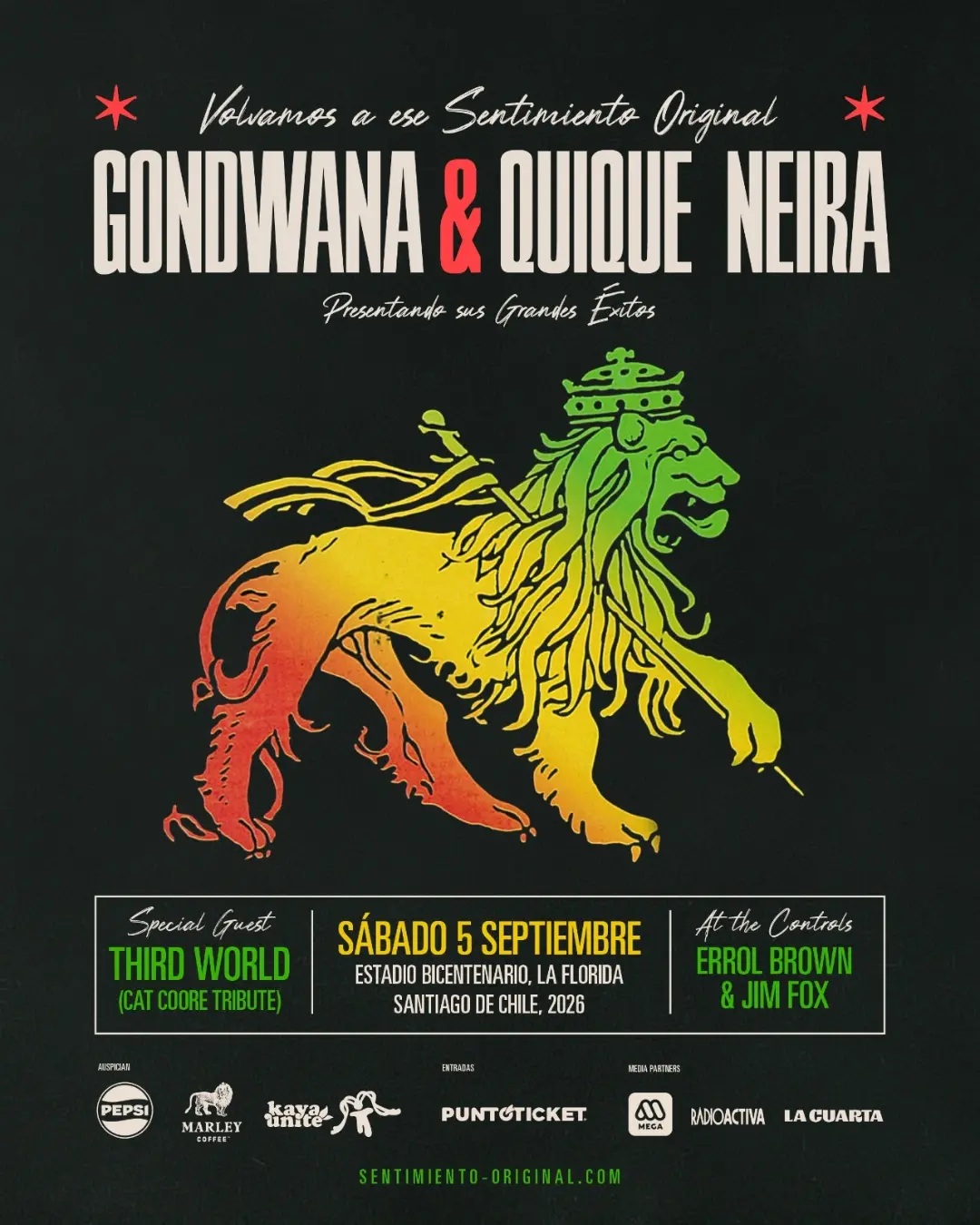 Reggae Is Coming: Gondwana y Quique Neira programan reencuentro en vivo